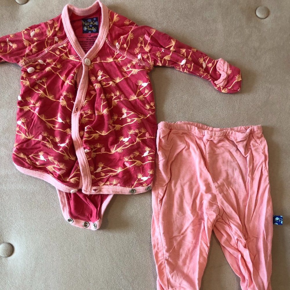 Kickee Pants One Piece and Footed Pants